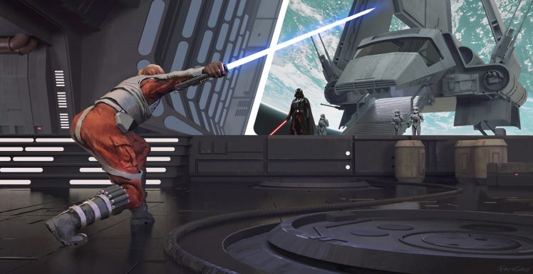 Darth Vader, Star Wars, Artwork HD Wallpaper Desktop Background