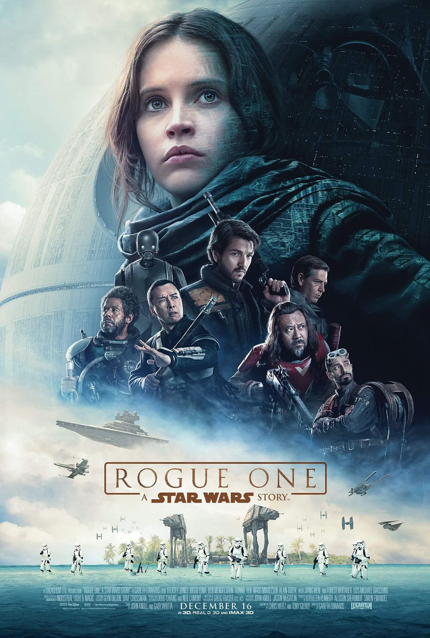 Jyn Erso, Stormtrooper, Felicity Jones, Rogue One: A Star Wars Story, Star Wars, Movies, Rebel Alliance, Death Star Wallpaper
