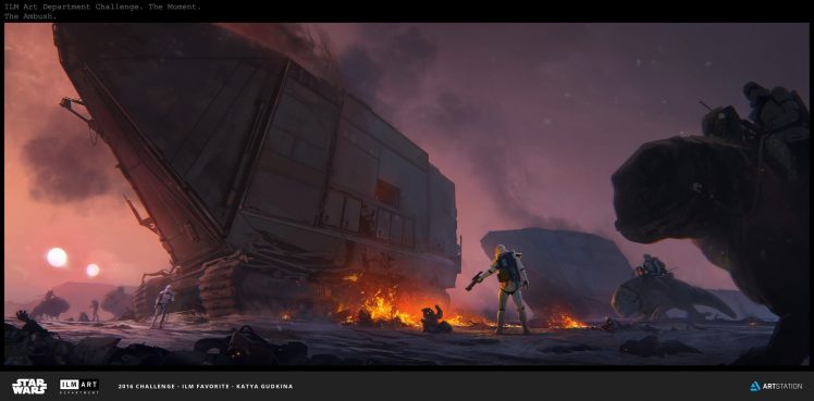 Storm Troopers, Artwork, Star Wars, Science fiction HD Wallpaper Desktop Background