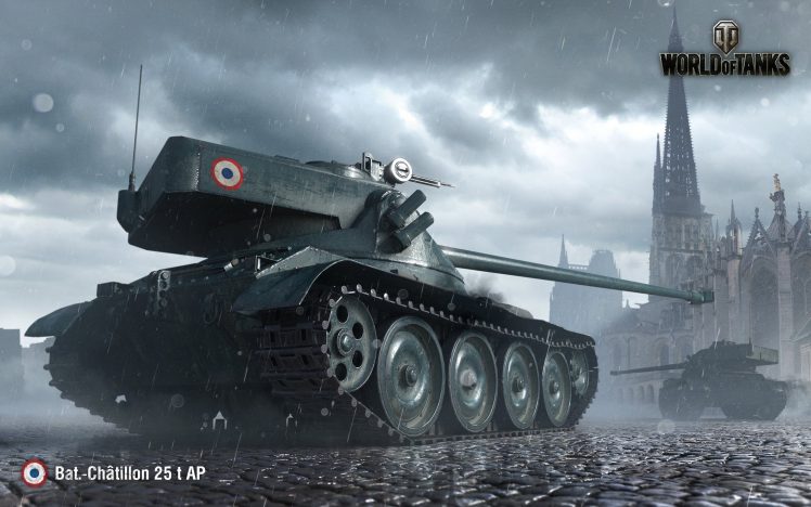 World of Tanks, Tank, Video games, French Army, Batignolles Chatillon 25t, Wargaming HD Wallpaper Desktop Background