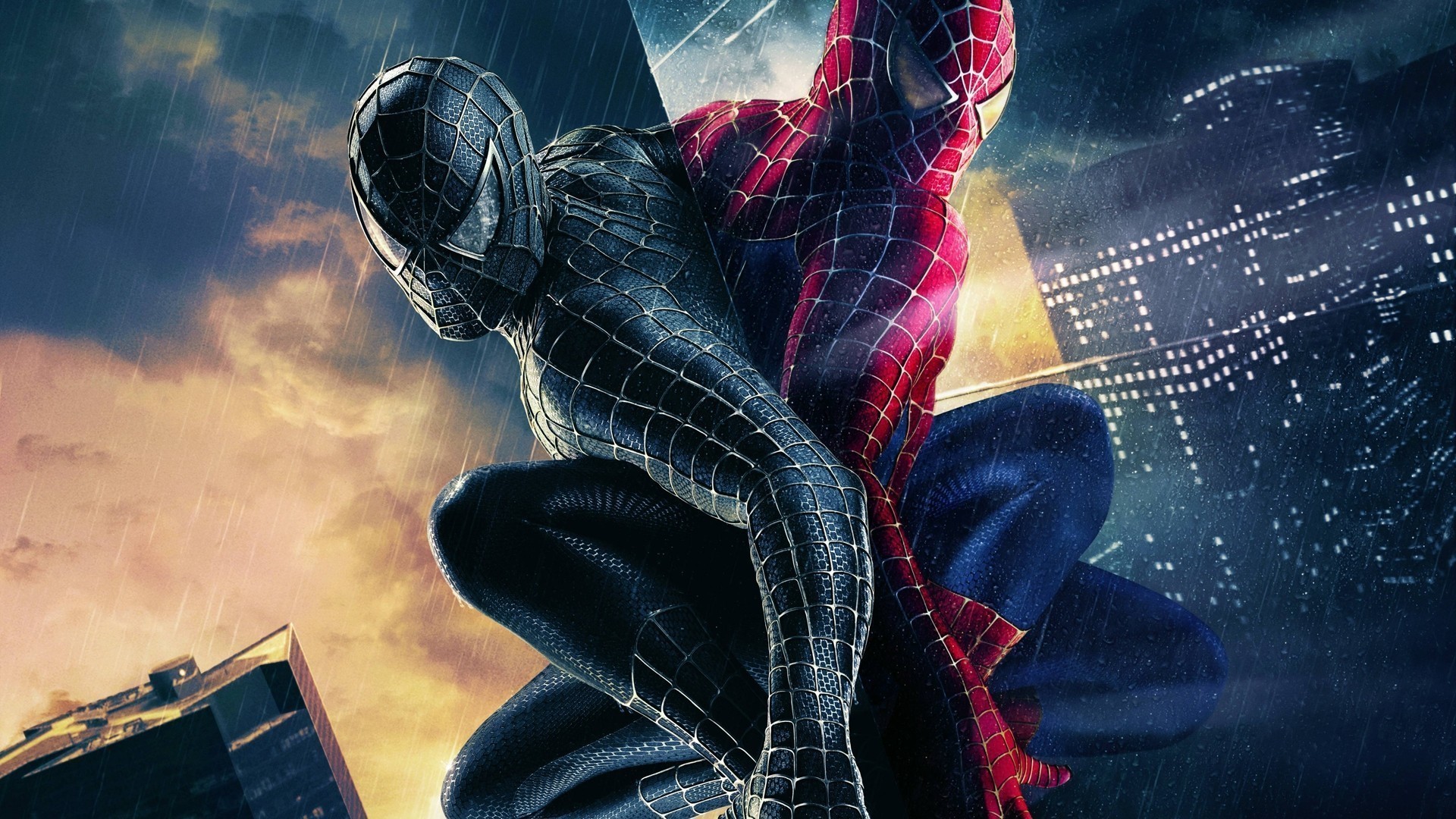 Black suited Spiderman, Spider Man, Movies, Marvel Comics, Splitting Wallpaper
