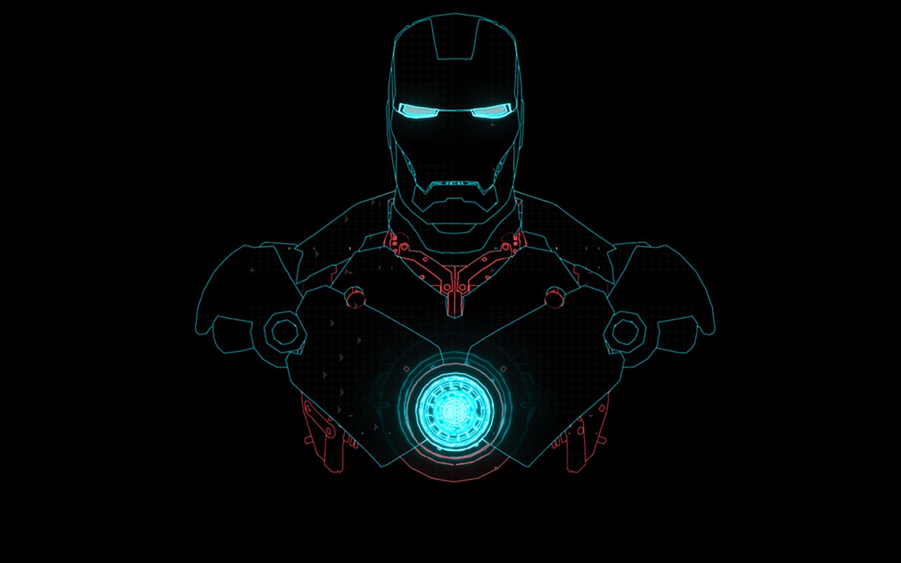Iron Man, Blueprints Wallpaper