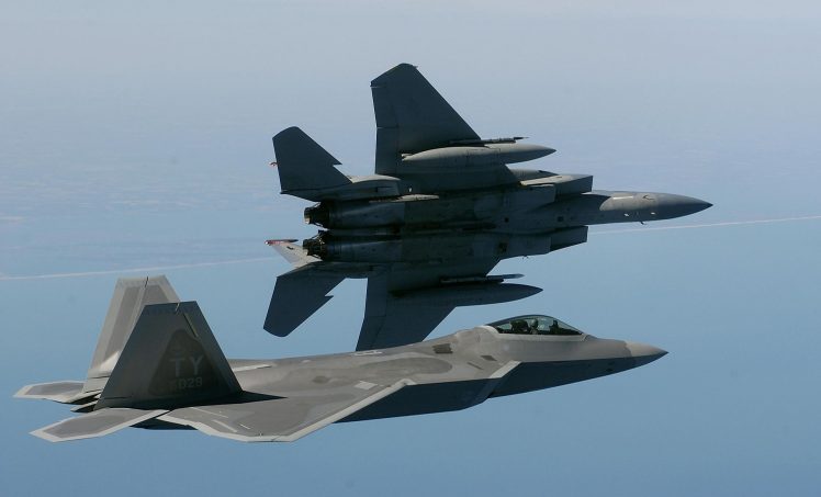 F15 Eagle, F22 Raptor, Aircraft HD Wallpaper Desktop Background
