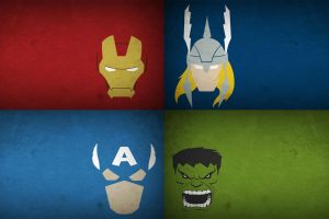 Blo0p, Captain America, Iron Man, Thor, Hulk