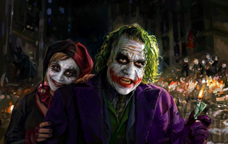 Joker The Dark Knight Harley Quinn Wallpapers Hd Desktop