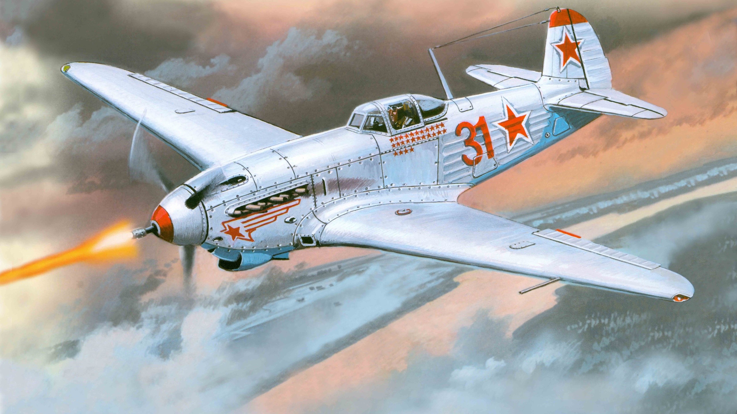 army, Yakolev Yak 9K, Soviet Air Forces Wallpaper