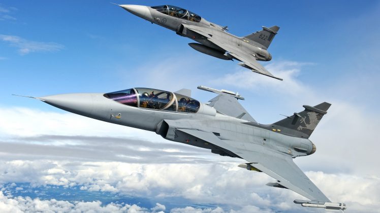 army, JAS 39 Gripen, Saab, Swedish Air Force HD Wallpaper Desktop Background