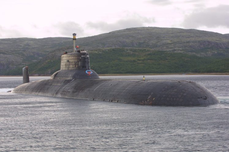 Typhoon class nuclear submarine, Submarine HD Wallpaper Desktop Background