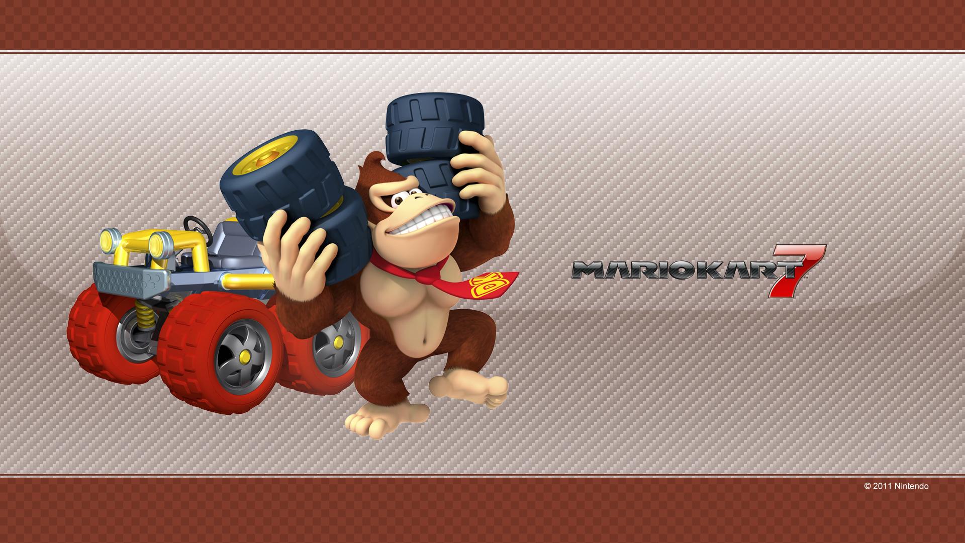 Donkey Kong, Mario Kart 7, Nintendo, Mario Kart Wallpaper