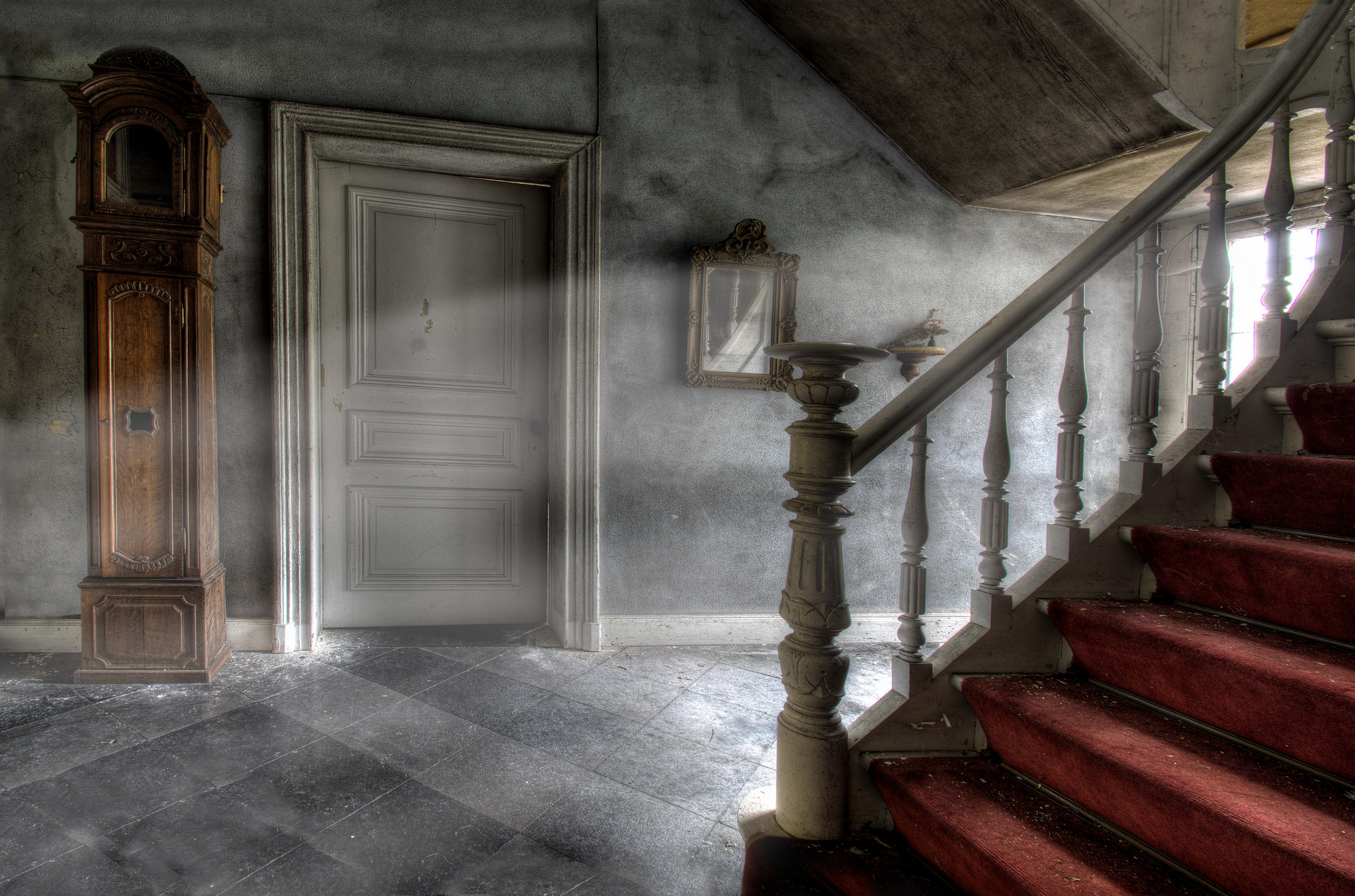 building, Stairs Wallpaper