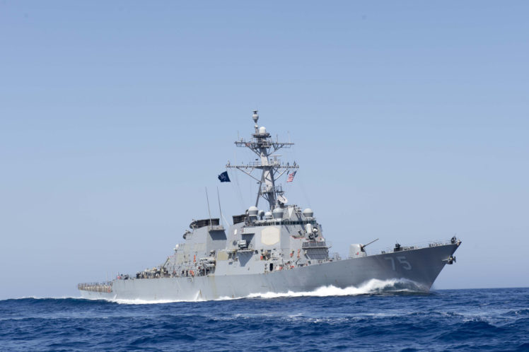 United States Navy, Arleigh Burke Class Destroyer, USS Donald Cook (DDG 75) HD Wallpaper Desktop Background
