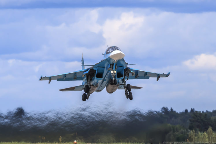 Russian Air Force, Sukhoi Su 34 HD Wallpaper Desktop Background