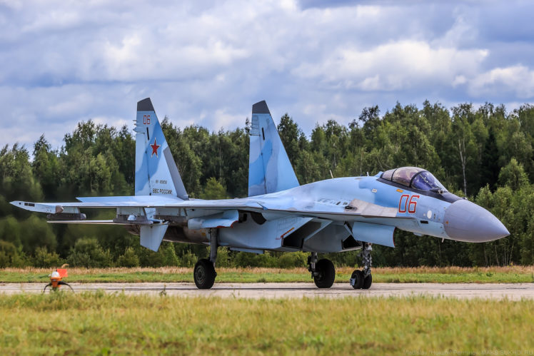 Russian Air Force, Sukhoi Su 35, Warplanes HD Wallpaper Desktop Background