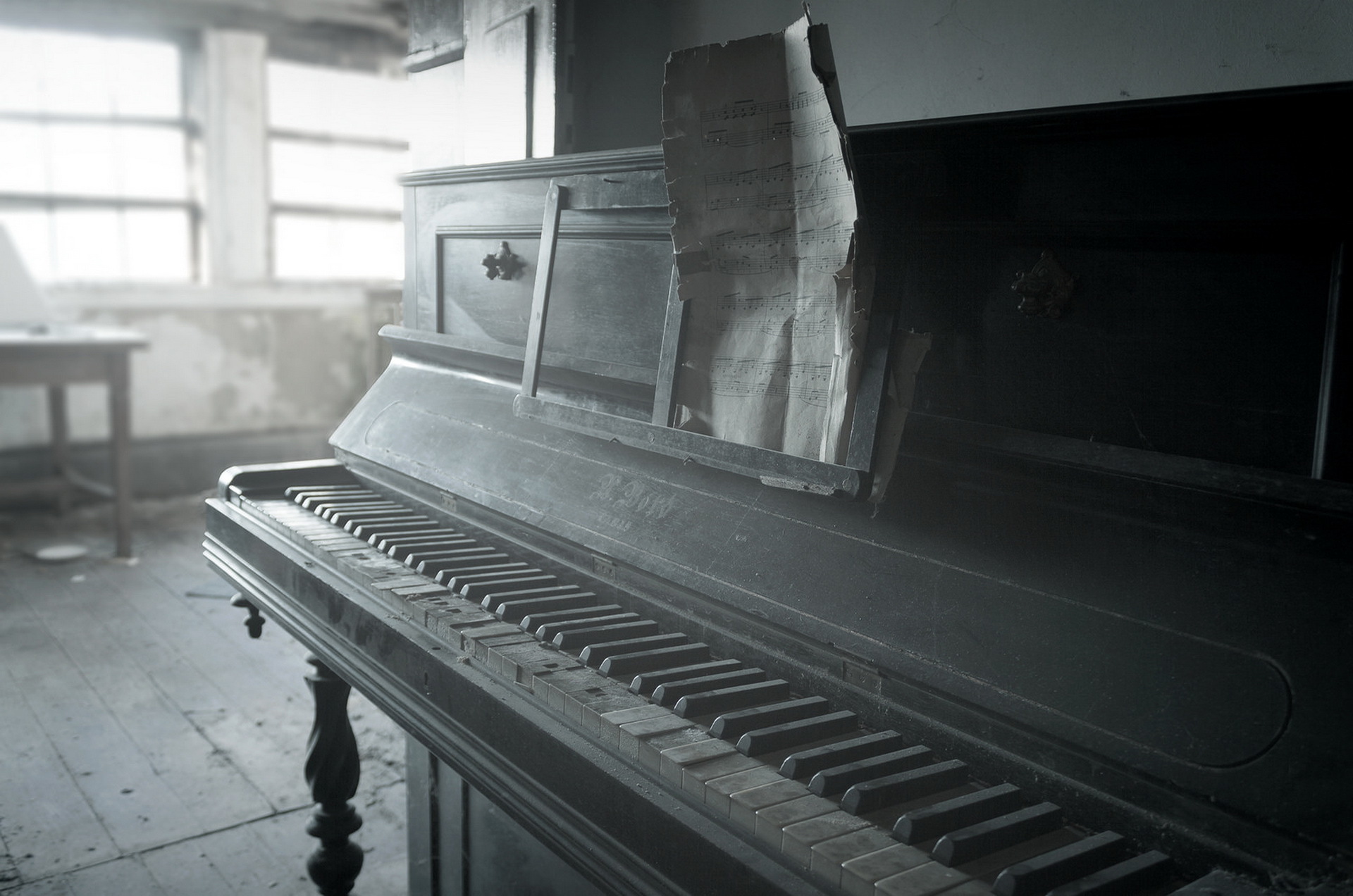 old, Piano, Music, Musical instrument Wallpaper