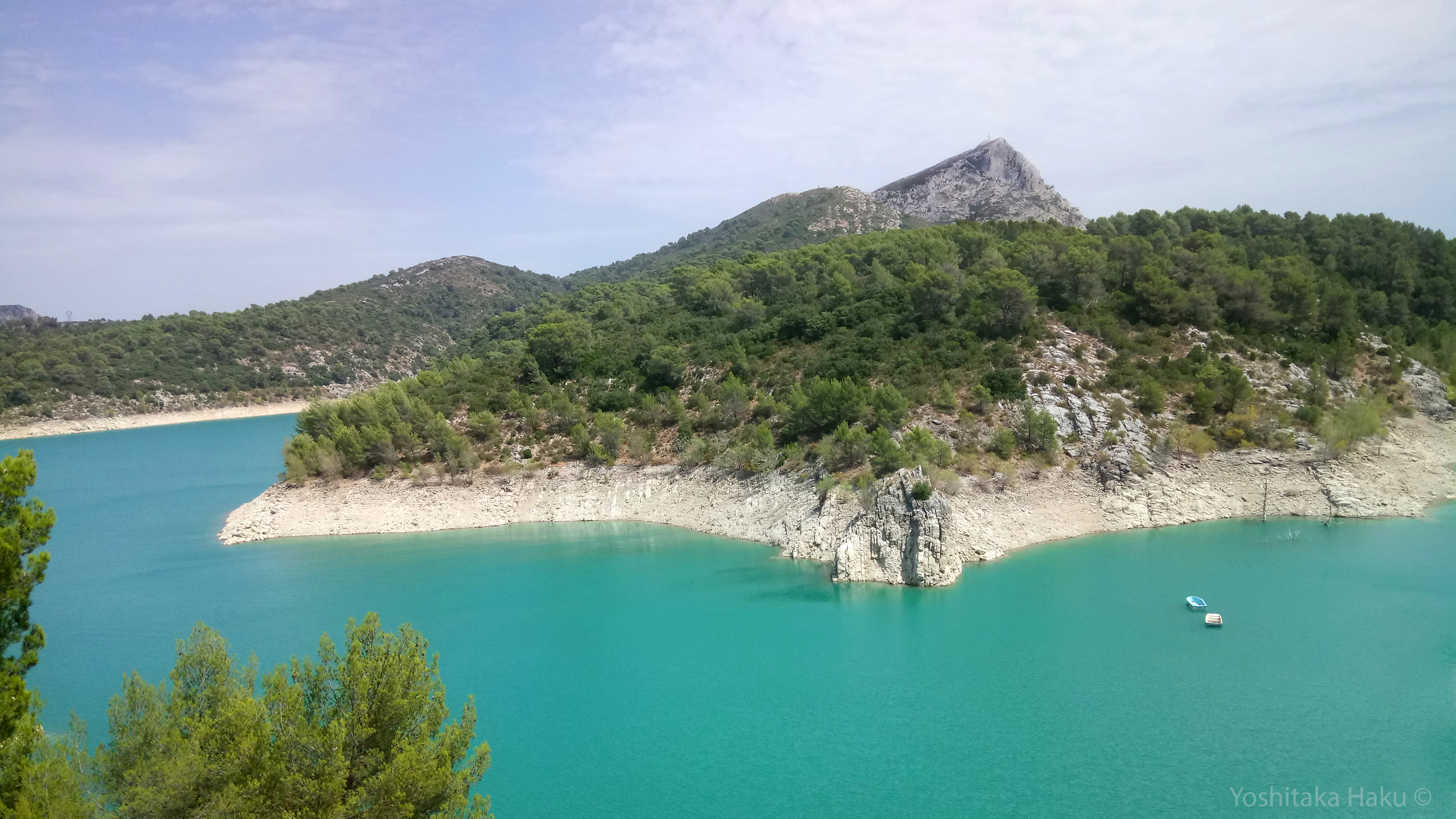 lake, Water, Montain Sainte Victoire, Mountains, France, Landscape, Boat Wallpaper