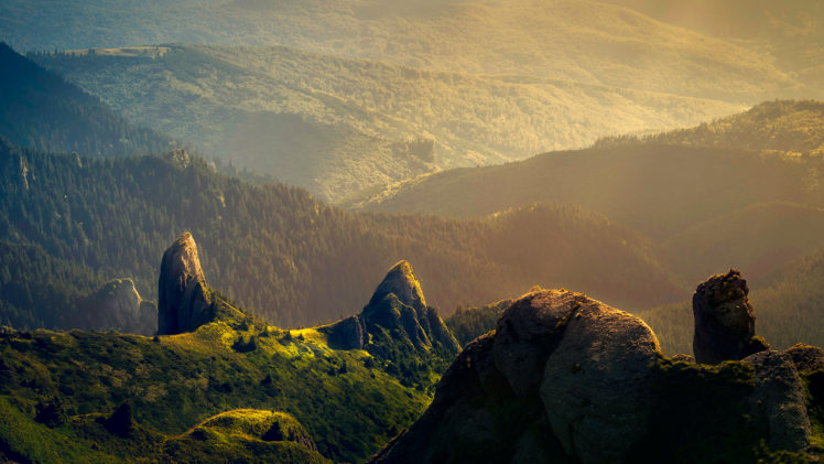landscape, Mountains, Nature, Forest HD Wallpaper Desktop Background