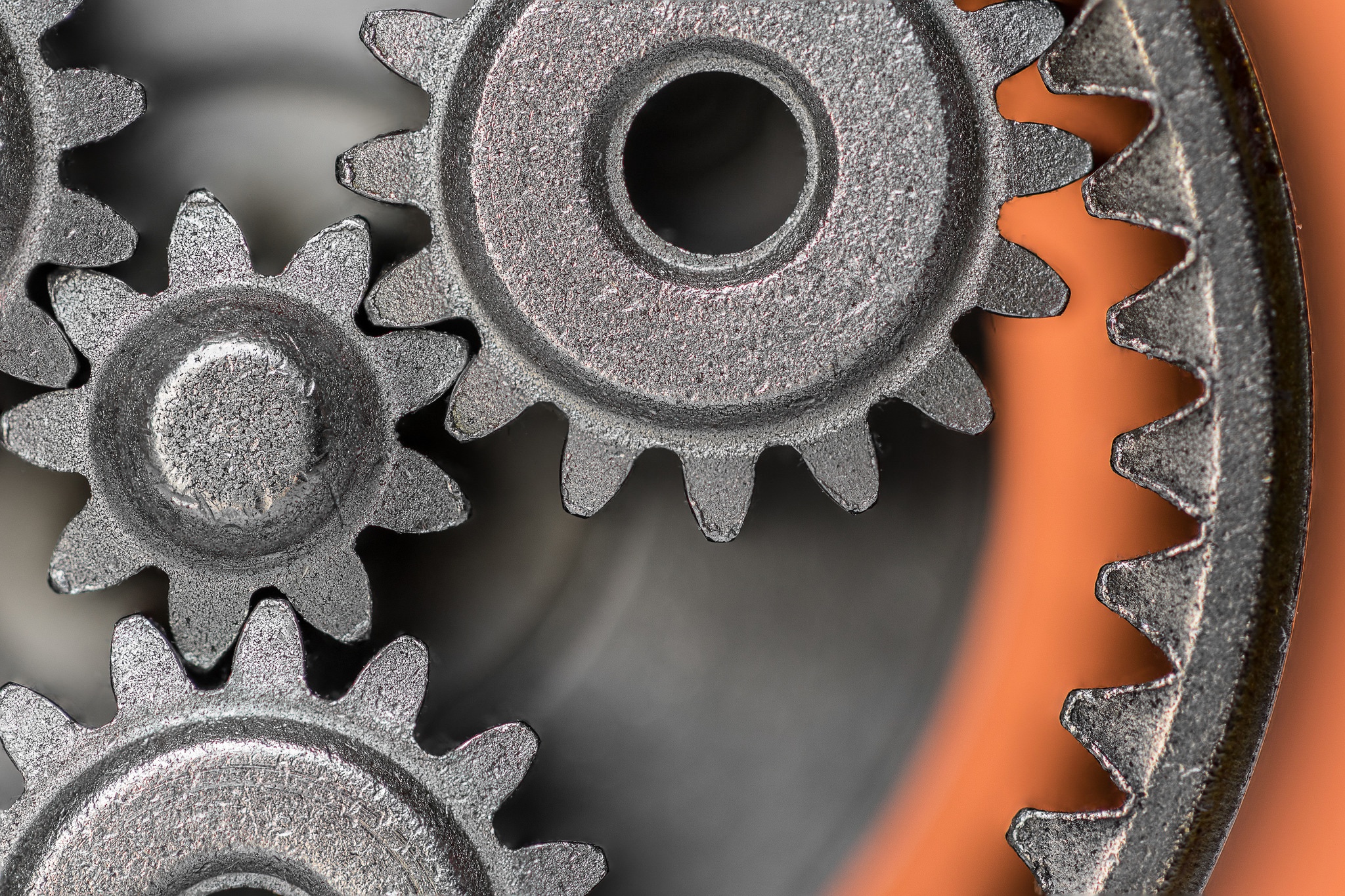 mechanics, Gears, Macro Wallpaper