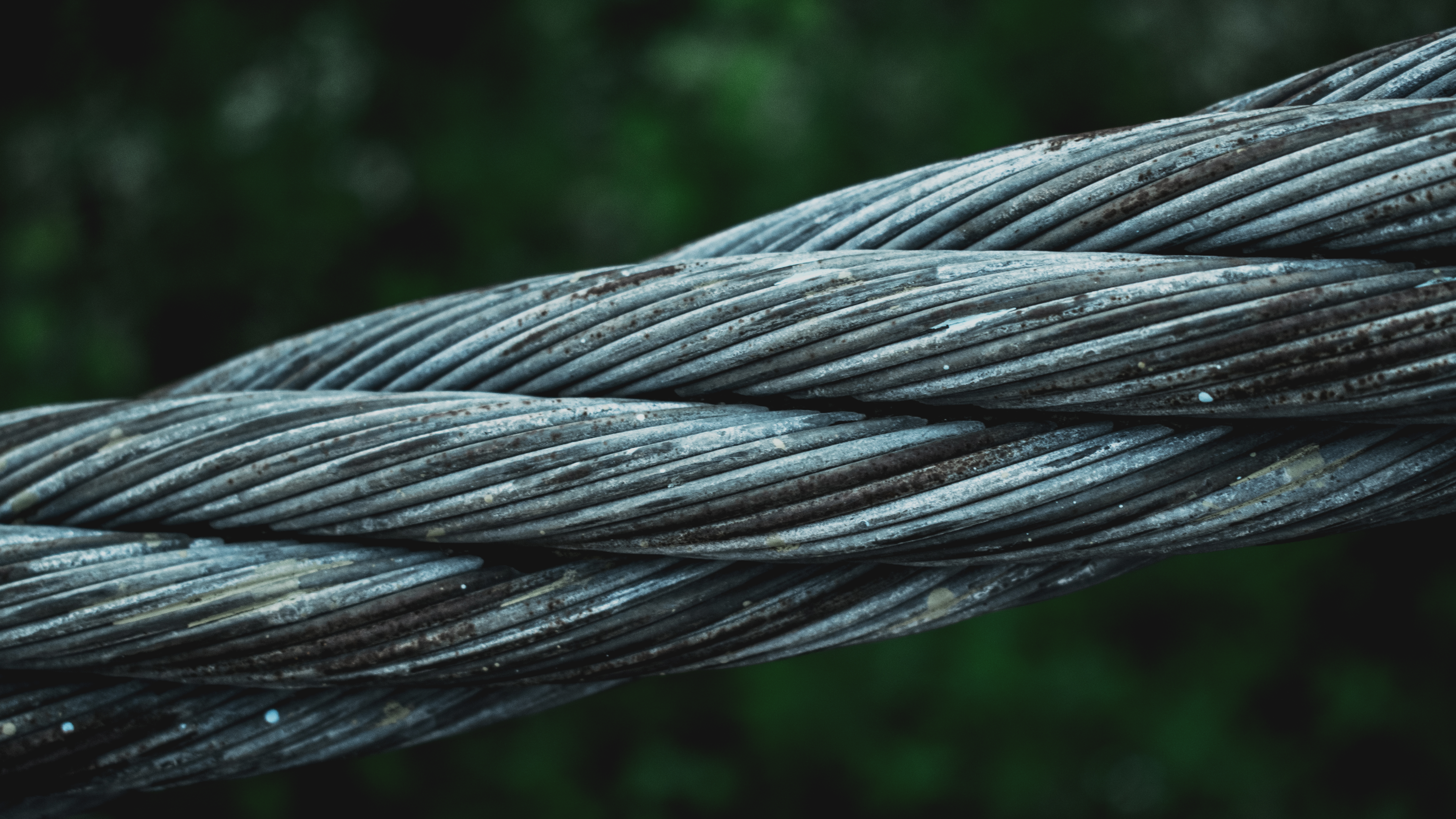 wire, Steel rope, Steel cable, Steel, Wires, Cable, Ropes, Bokeh, Closeup Wallpaper