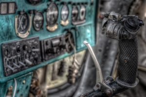 vehicle, Cockpit, Aircraft, Old