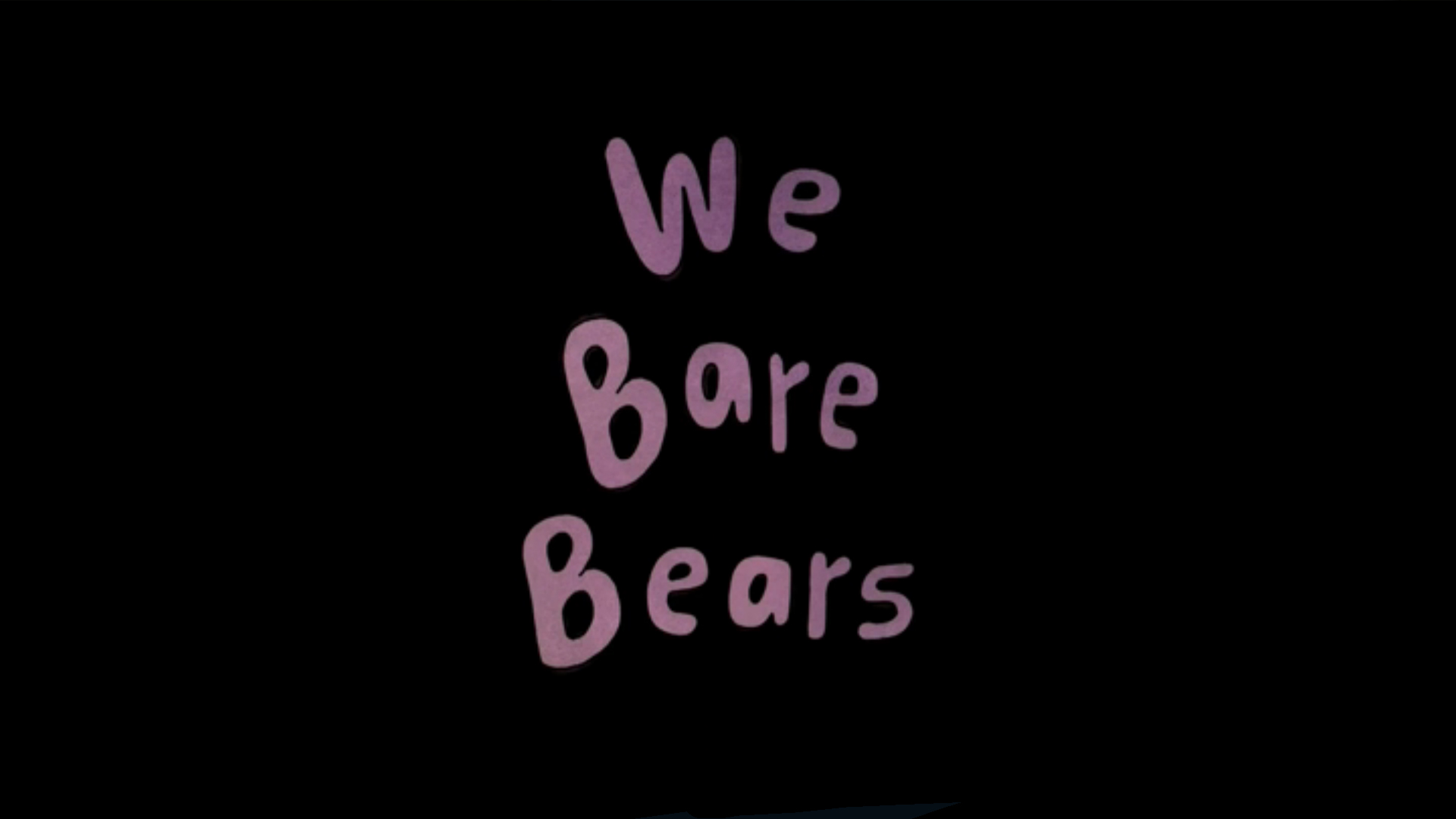 We Bare Bears, Cartoon, Text Wallpaper