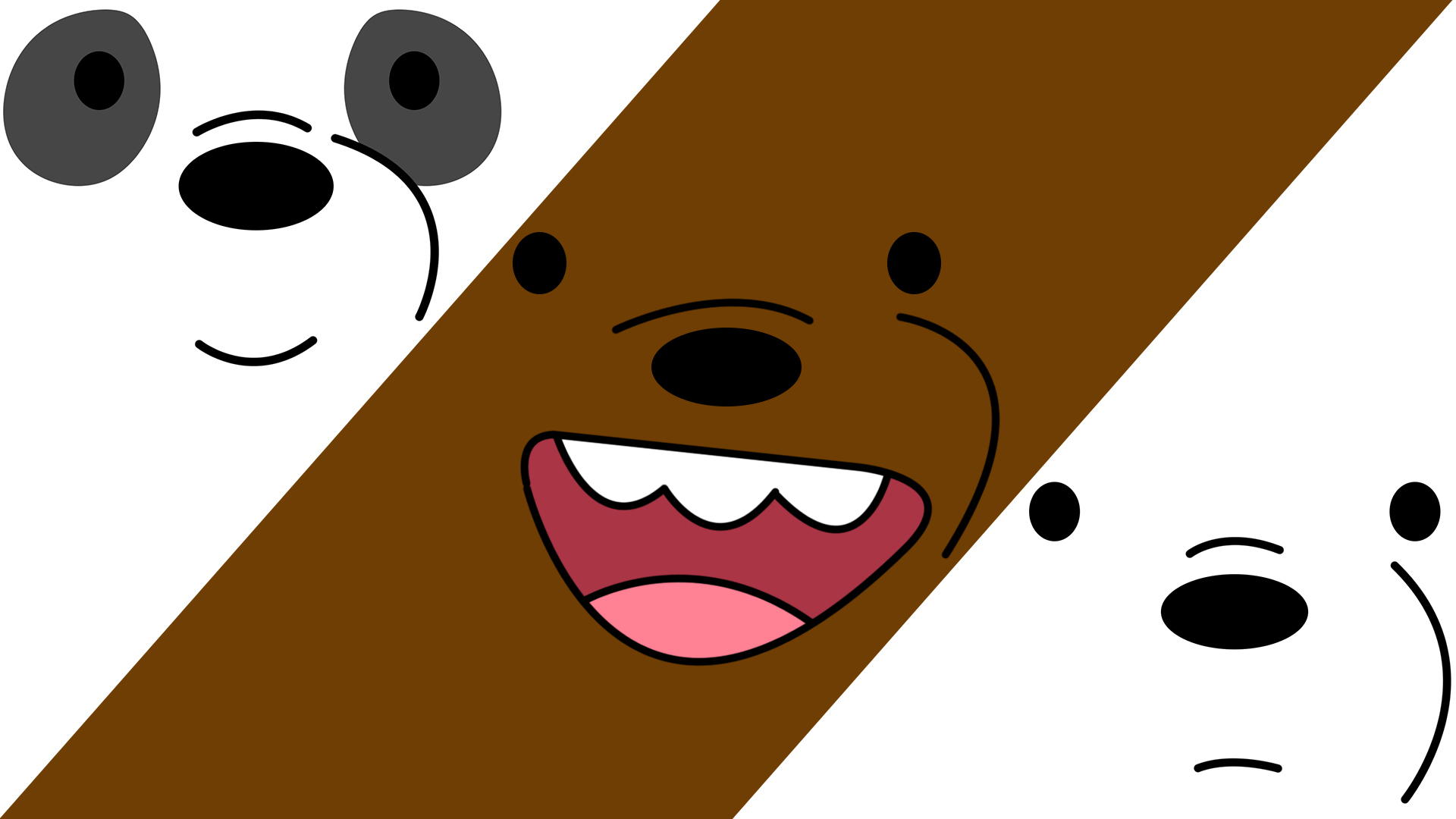 We Bare Bears, Cartoon Wallpaper