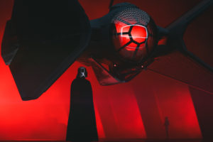 Darth Vader, Jason Battersby, Digital art, Concept art, Star Wars, TIE Fighter, Red