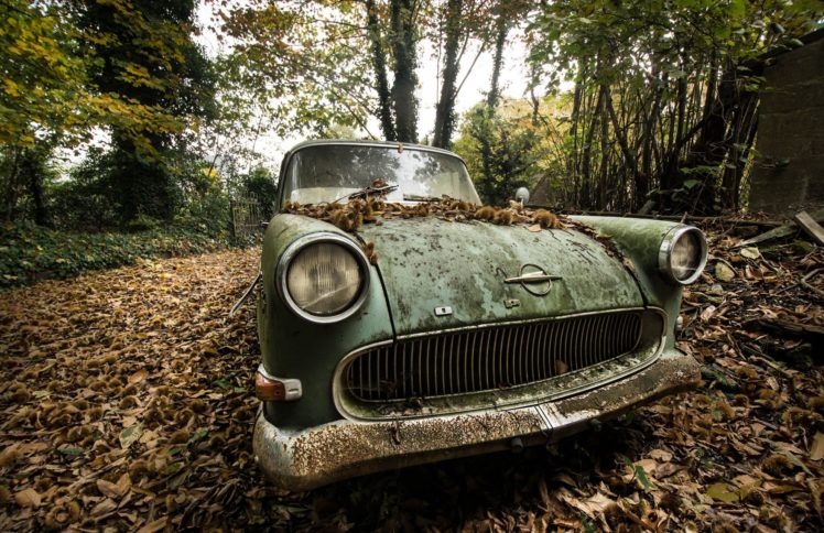 car, Wreck, Vehicle, Old, Opel HD Wallpaper Desktop Background