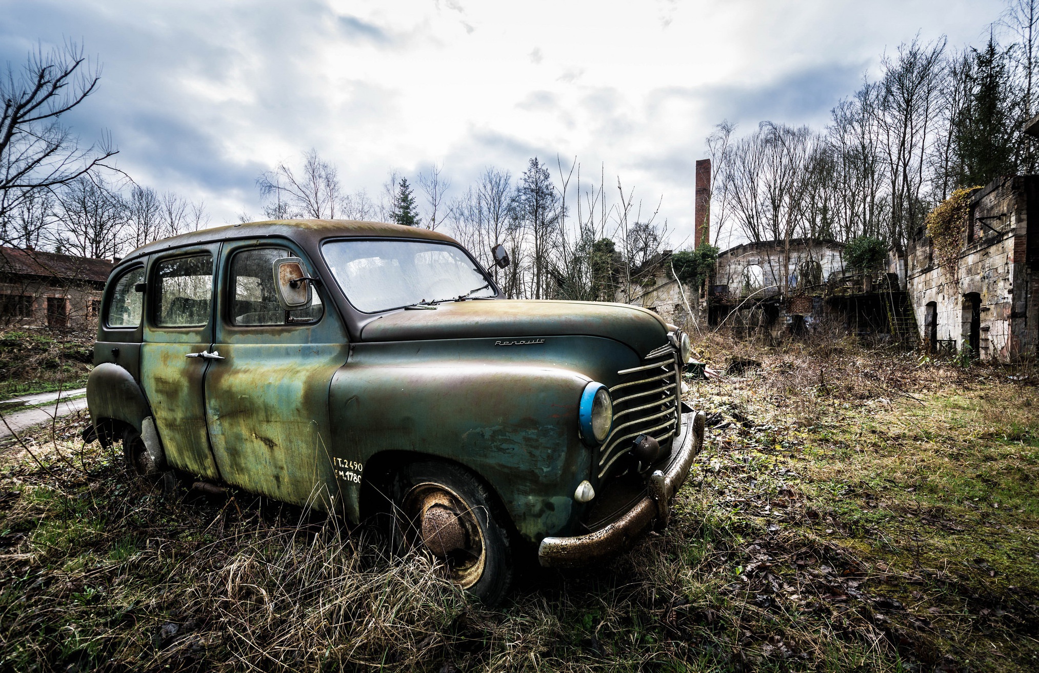 wreck, Car, Old, Rust, Vehicle Wallpaper