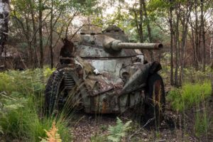 tank, Vehicle, Wreck, Military, Panhard EBR 75