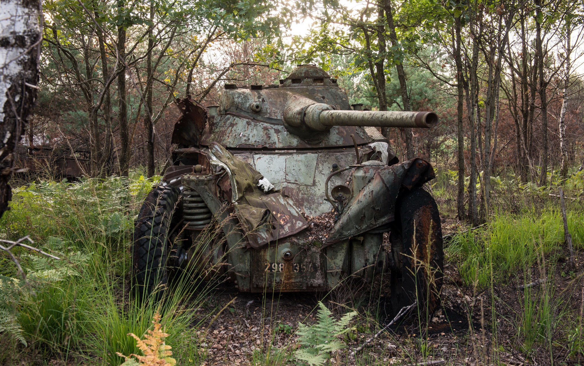 tank, Vehicle, Wreck, Military, Panhard EBR 75 Wallpaper
