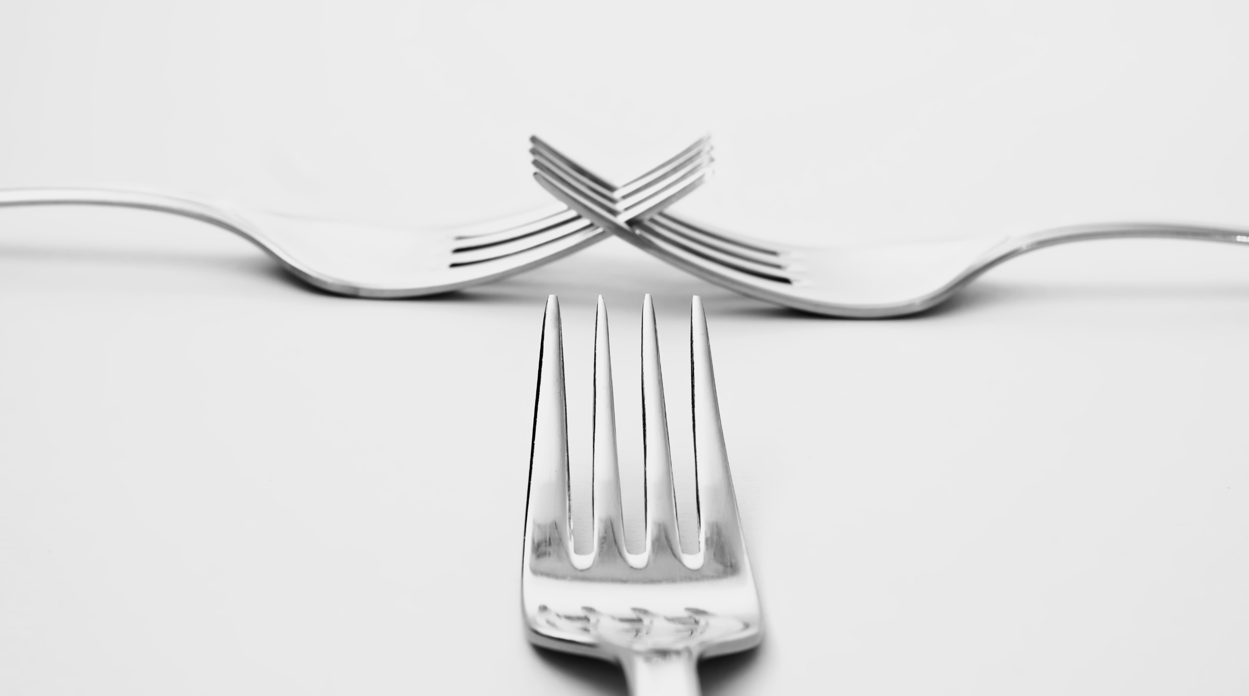 minimalism, Metal, Fork Wallpaper