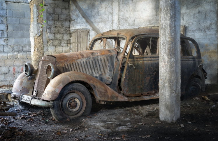 car, Wreck, Old, Vehicle HD Wallpaper Desktop Background
