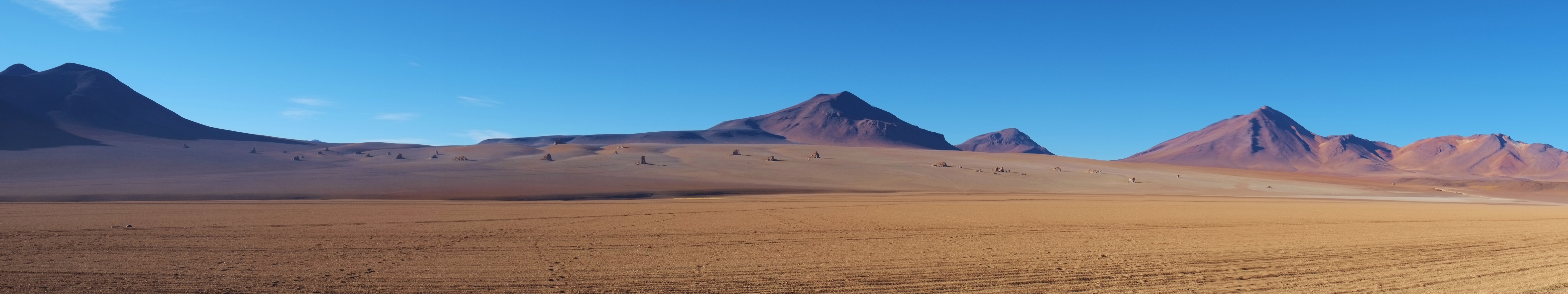 mountains, Desert, Panorama Wallpaper