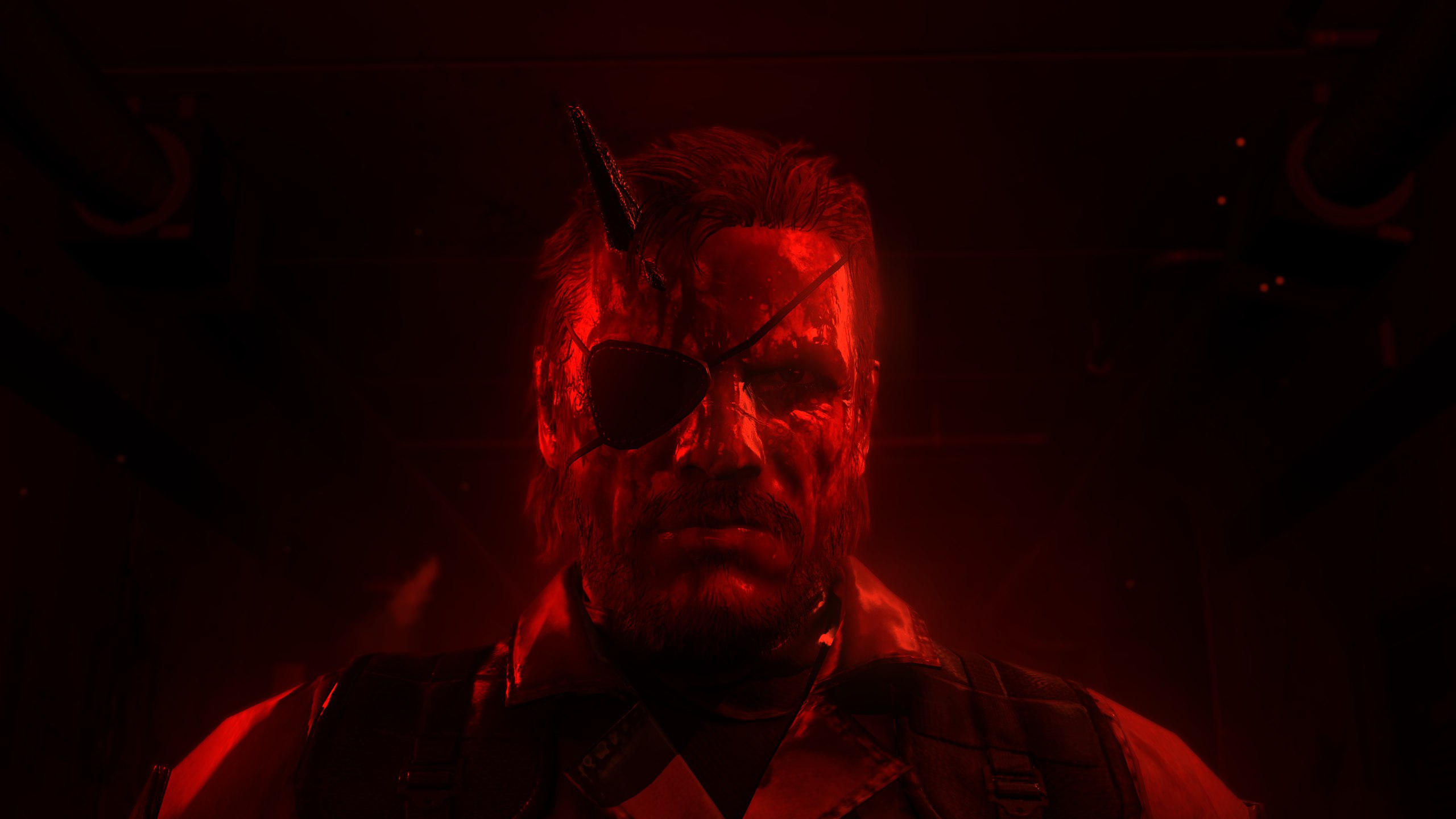 Metal Gear Solid V: The Phantom Pain, Snake, Video games, Screen shot, Red Wallpaper