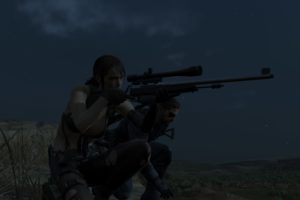 Quiet, Metal Gear Solid V: The Phantom Pain, Night, Snake, Big Boss, Screen shot
