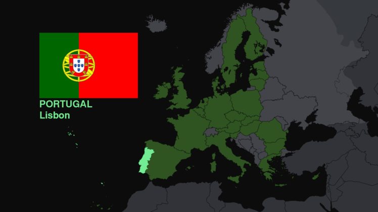 Portugal, Europe, Map, Flag HD Wallpaper Desktop Background