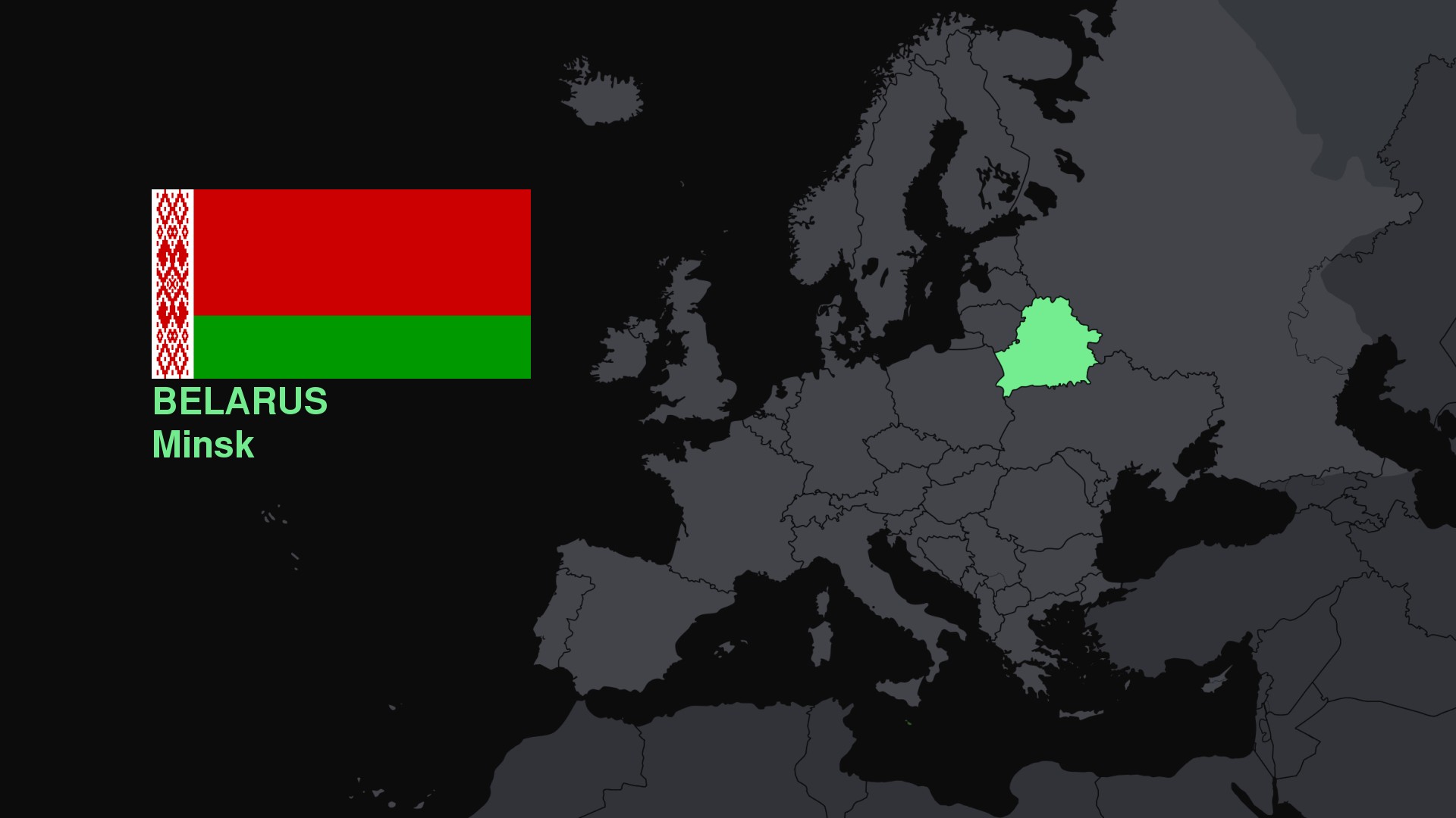 Belarus, Europe, Flag, Map Wallpaper