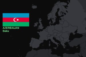 Azerbaijan, Map, Flag