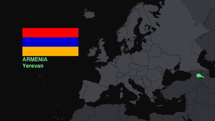 Armenia, Flag, Map HD Wallpaper Desktop Background