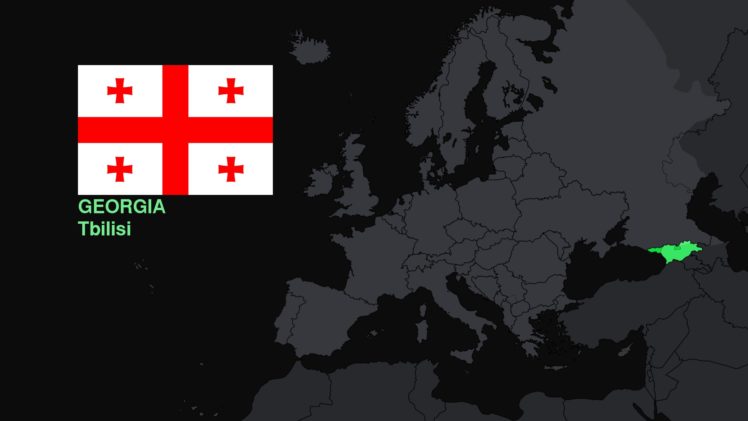Georgia, Europe, Flag, Map HD Wallpaper Desktop Background