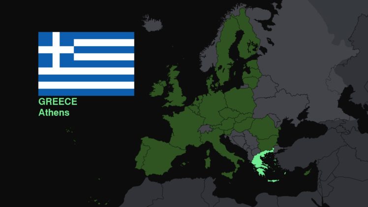 Greece, Flag, Map, Europe HD Wallpaper Desktop Background