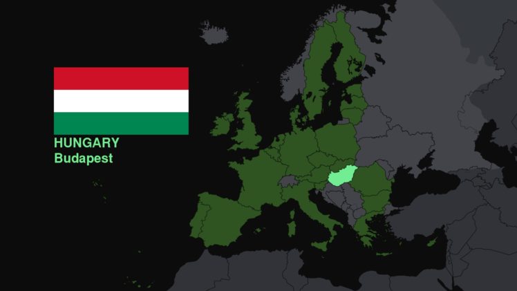 Hungary, Map, Flag, Europe HD Wallpaper Desktop Background
