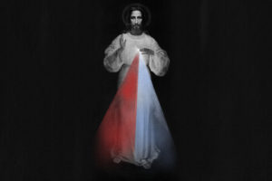Divine Mercy, Jesus Christ, Monochrome, Painting, Religious, Christianity, Catholic