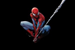 Marvel Comics, Spider Man, Black background, Superhero