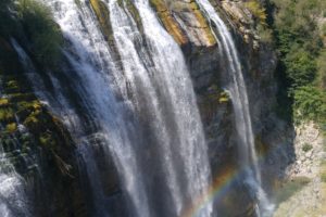 Tortum waterfall, Waterfall, Landscape, Water, Rainbows, Rock
