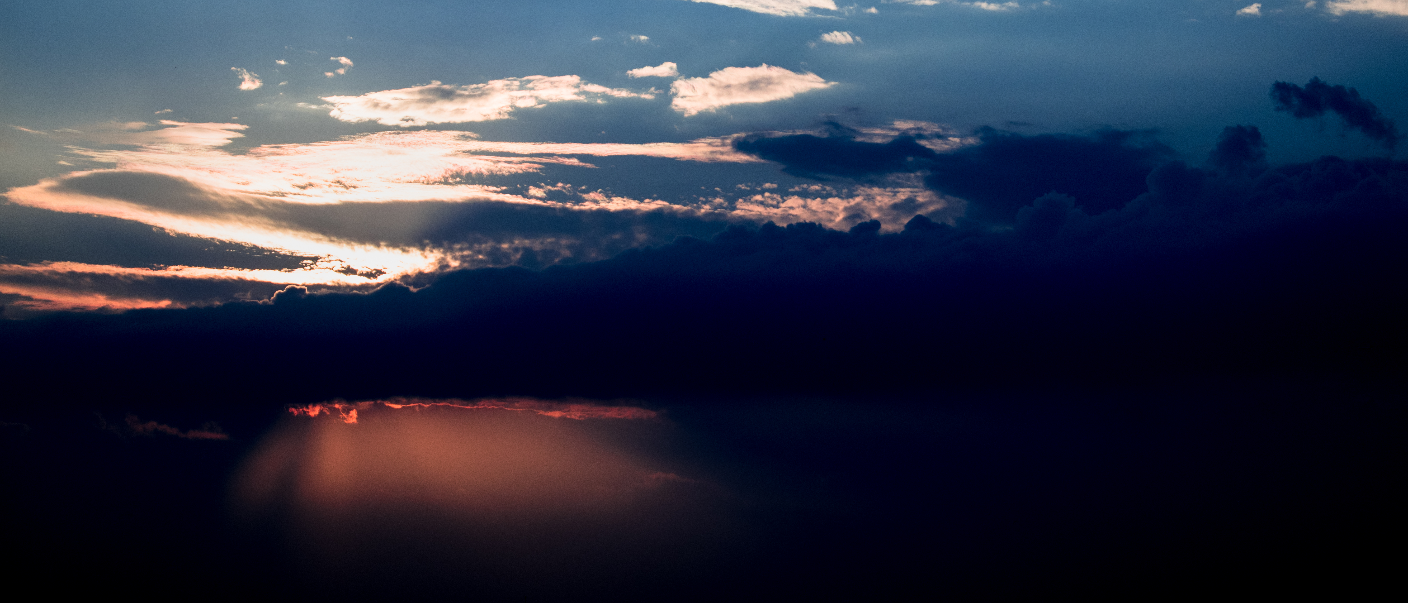 sky, Sunset, Fall Wallpaper