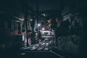 Japan, Street, Lights, Night, Urban, Dark