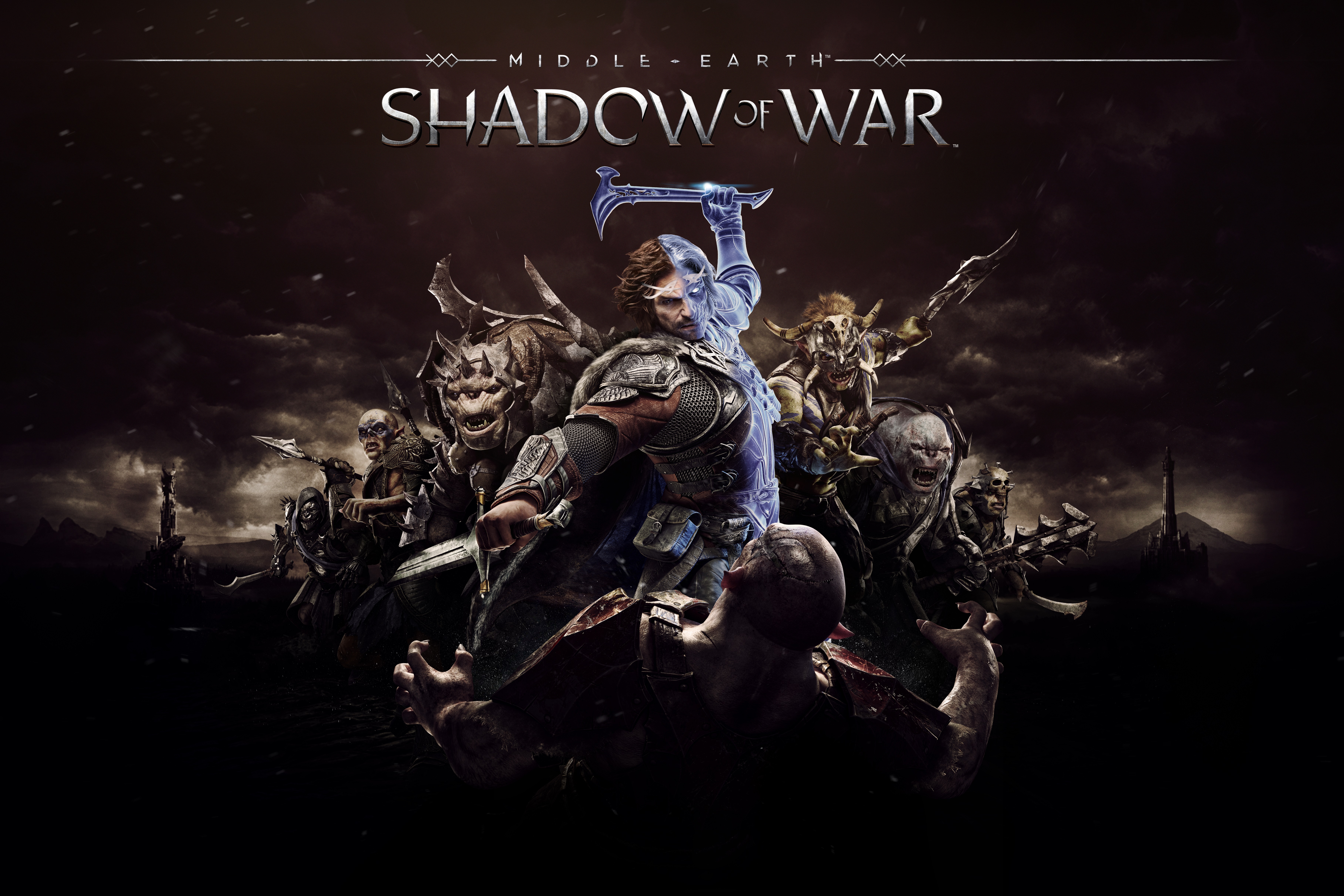 orcs, Video games, Middle Earth: Shadow of War, Talion, Orc, The Lord of the Rings, Hammer, Middle earth, Celebrimbor Wallpaper