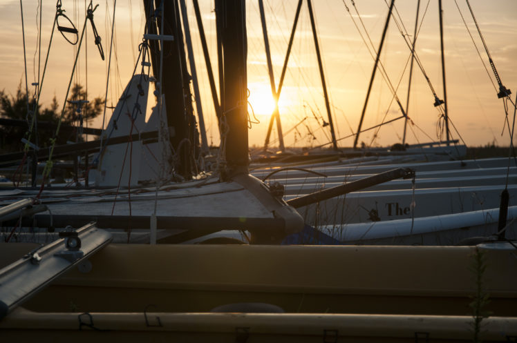 photography, Beach, Florida, Sailboats, Boat, Sunset HD Wallpaper Desktop Background