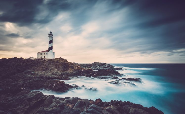 sky, Lighthouse, Sea, Coast HD Wallpaper Desktop Background